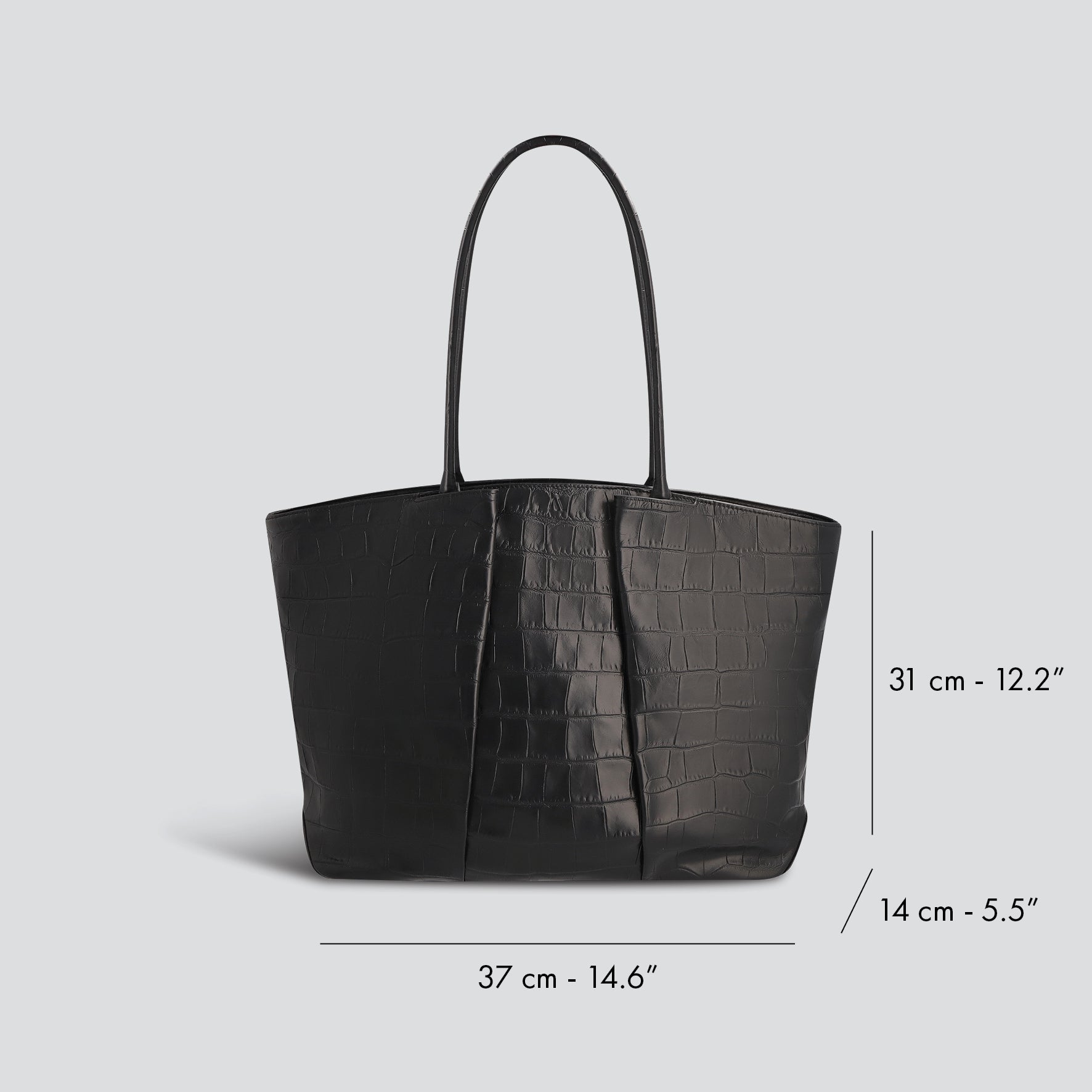Horizon - soft croco black