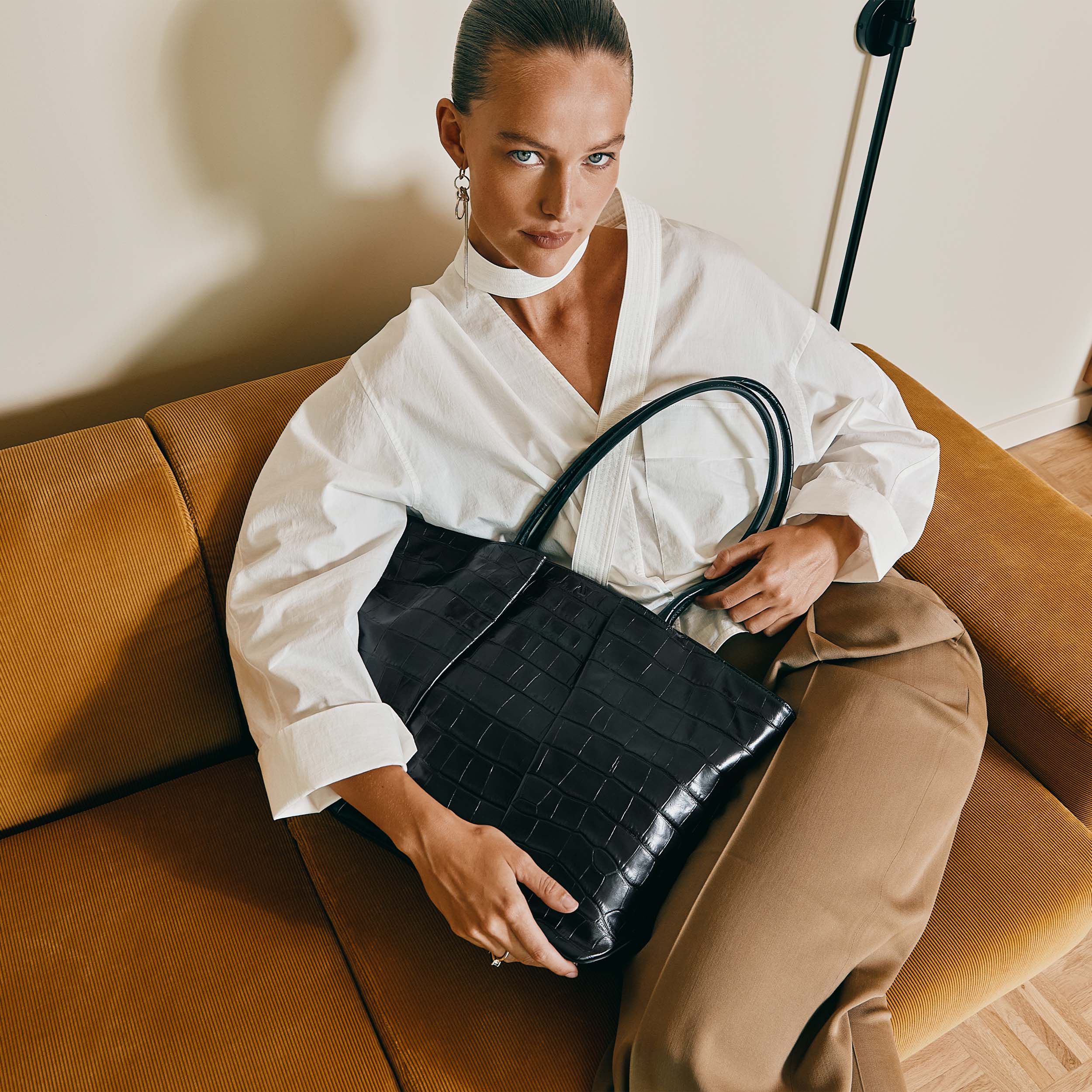 Horizon - soft croco black