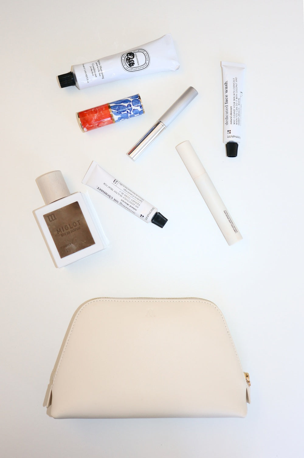 Makeup Bag - chalk white